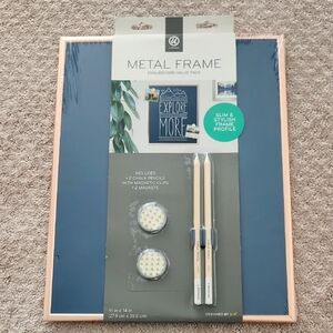 Metal Frame Chalkboard - Rose Gold